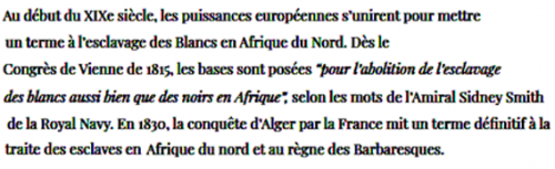 BARBARESQUES, ESCLAVAGE-ET-TRAITES