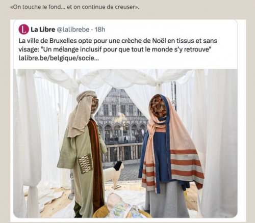 BRUXELLES-CRÈCHE,ENTRISME-MUSULMAN