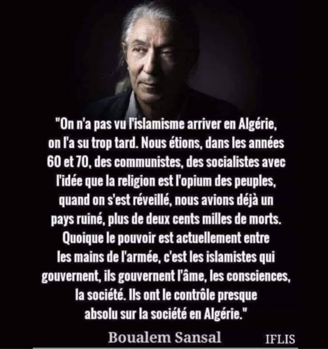 BOUALEM-SANSAL, ISLAM, INQUISITION-MUSULMANE
