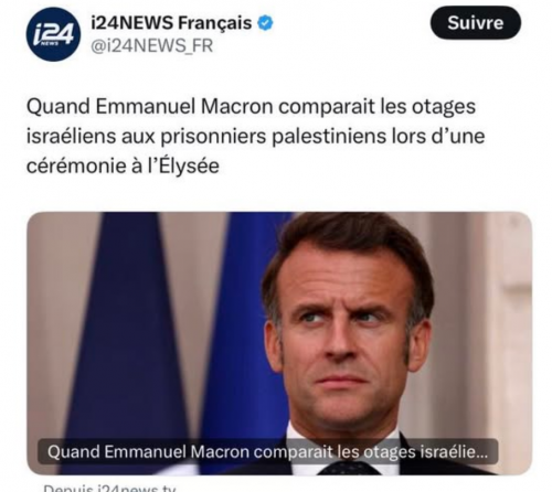 Civilisation, antisémitisme, Macron, NFP